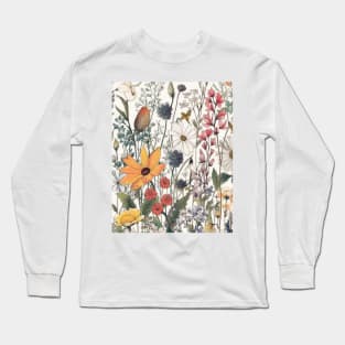 Wildflowers - Botanical Bliss 01 Long Sleeve T-Shirt
